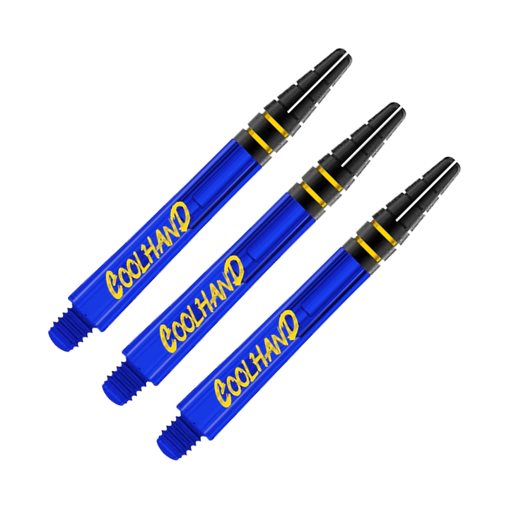 Red Dragon Luke Humphries Coolhand Nitrotech - Polycarbonate Dart Shafts Intermediate (39mm) / Blue Flights & Shafts