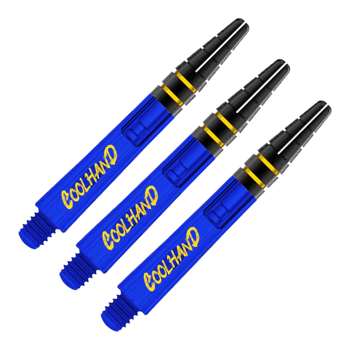 Red Dragon Luke Humphries Coolhand Nitrotech - Polycarbonate Dart Shafts Medium (42mm) / Blue Flights & Shafts