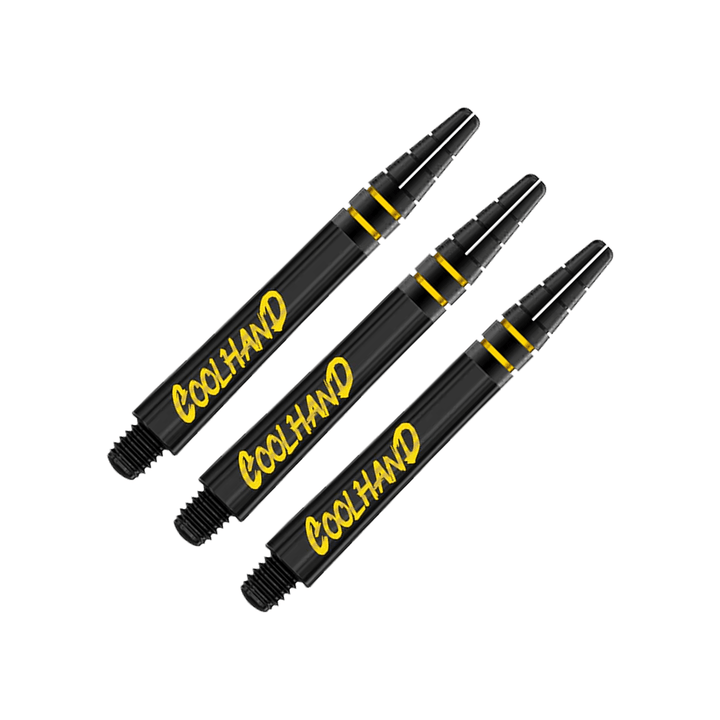 Red Dragon Luke Humphries Coolhand Nitrotech - Polycarbonate Dart Shafts Short (36mm) / Black Flights & Shafts