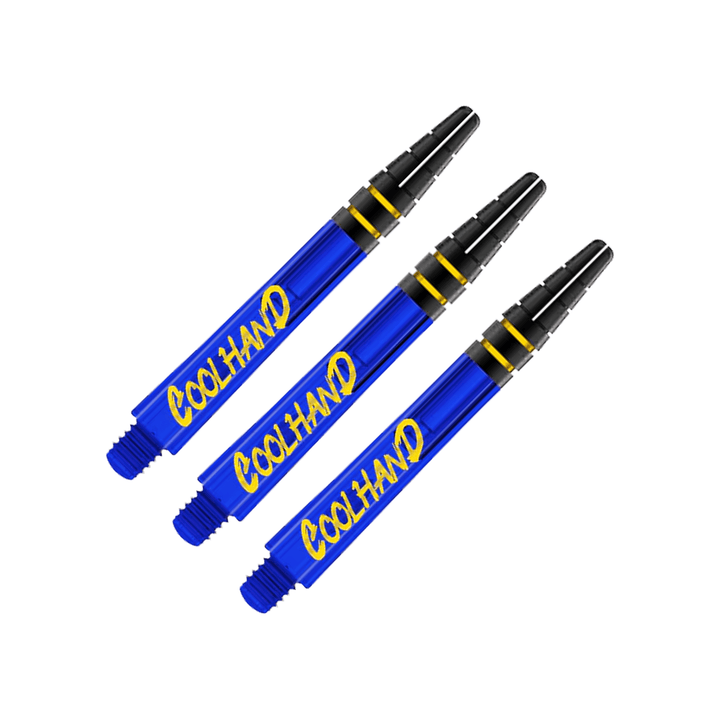 Red Dragon Luke Humphries Coolhand Nitrotech - Polycarbonate Dart Shafts Short (36mm) / Blue Flights & Shafts
