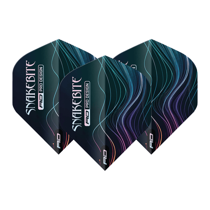 Red Dragon Peter Wright Corra - Hardcore Dart Flights Standard / Black Flights & Shafts
