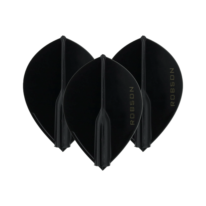 Robson Robson Plus - Moulded Dart Flights Pear / Black Flights