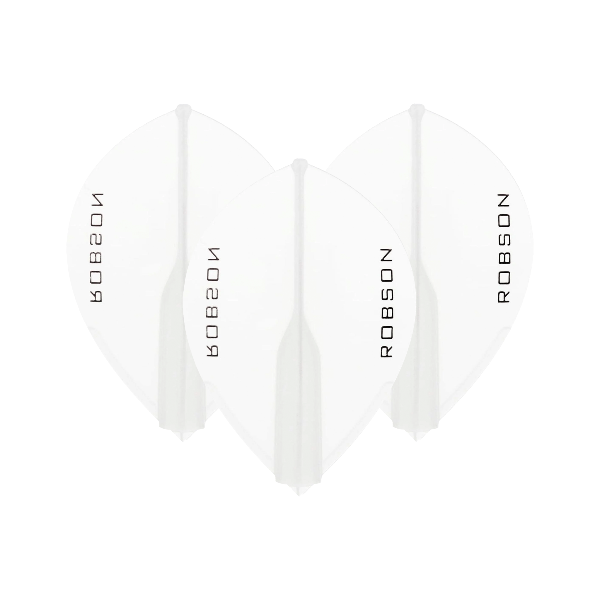 Robson Robson Plus - Moulded Dart Flights Pear / Clear Crystal Flights