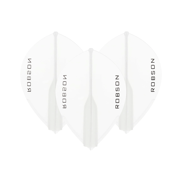 Robson Robson Plus - Moulded Dart Flights Pear / Clear Crystal Flights
