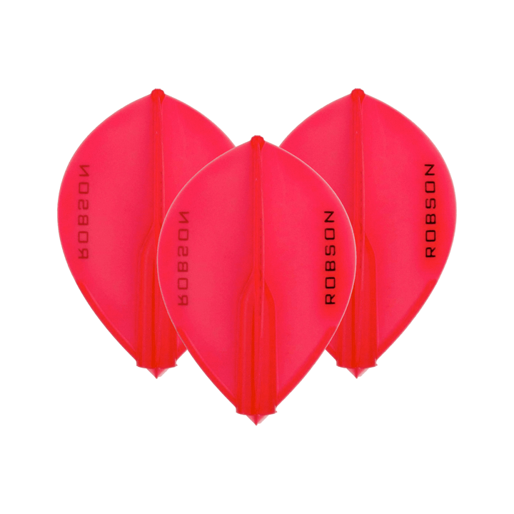 Robson Robson Plus - Moulded Dart Flights Pear / Red Flights