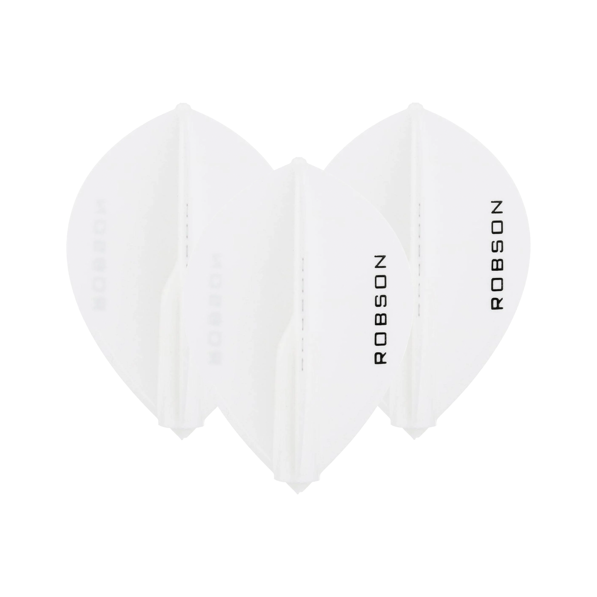Robson Robson Plus - Moulded Dart Flights Pear / White Flights