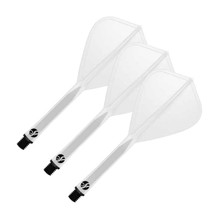 Shot Flight Deck - All In One Flight & Shaft Kite / Short (19.2mm) / Clear Flights & Shafts
