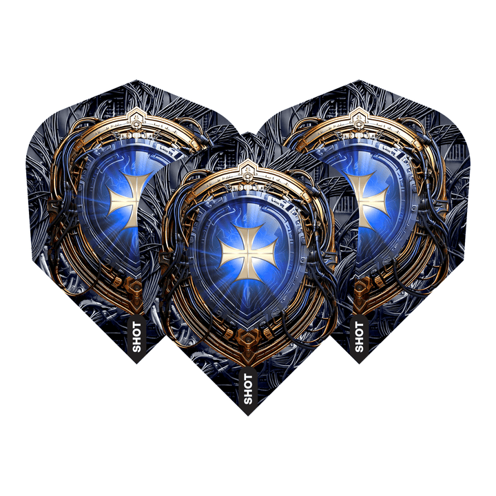 Shot Future Knights Ironsoul - Dart Flights Small Standard / Blue Flights & Shafts