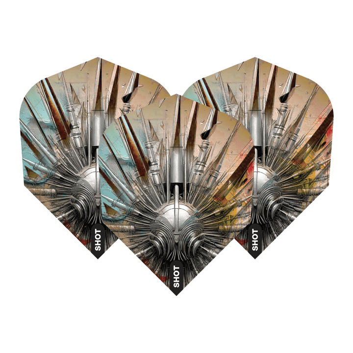 Shot Gnarly - Dart Flights Small Standard / Shredda Flights & Shafts