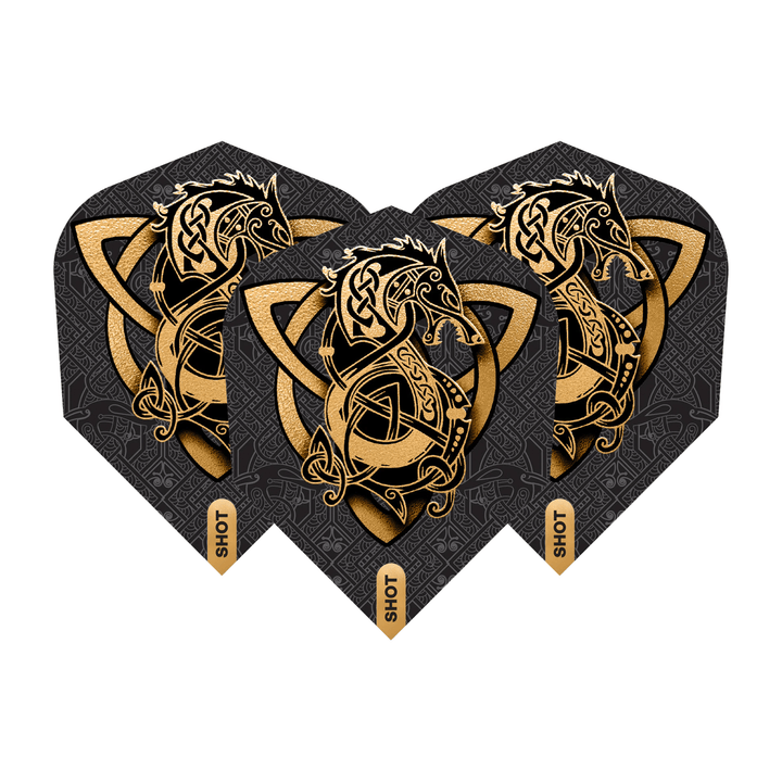 Shot Viking - Dart Flights Small Standard / Wolf Flights & Shafts