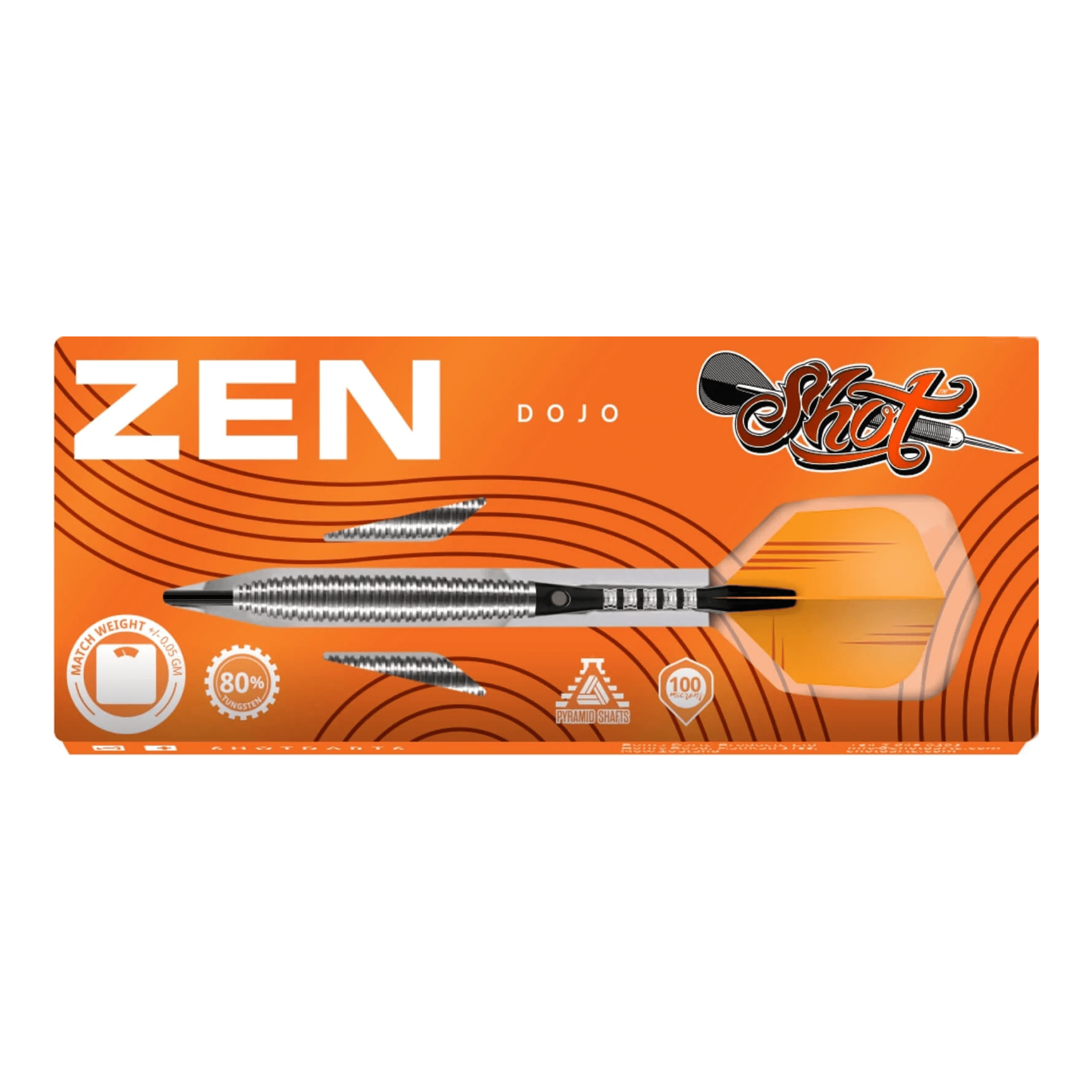 Shot Zen Dojo - 80% Tungsten Steel Tip Darts Darts