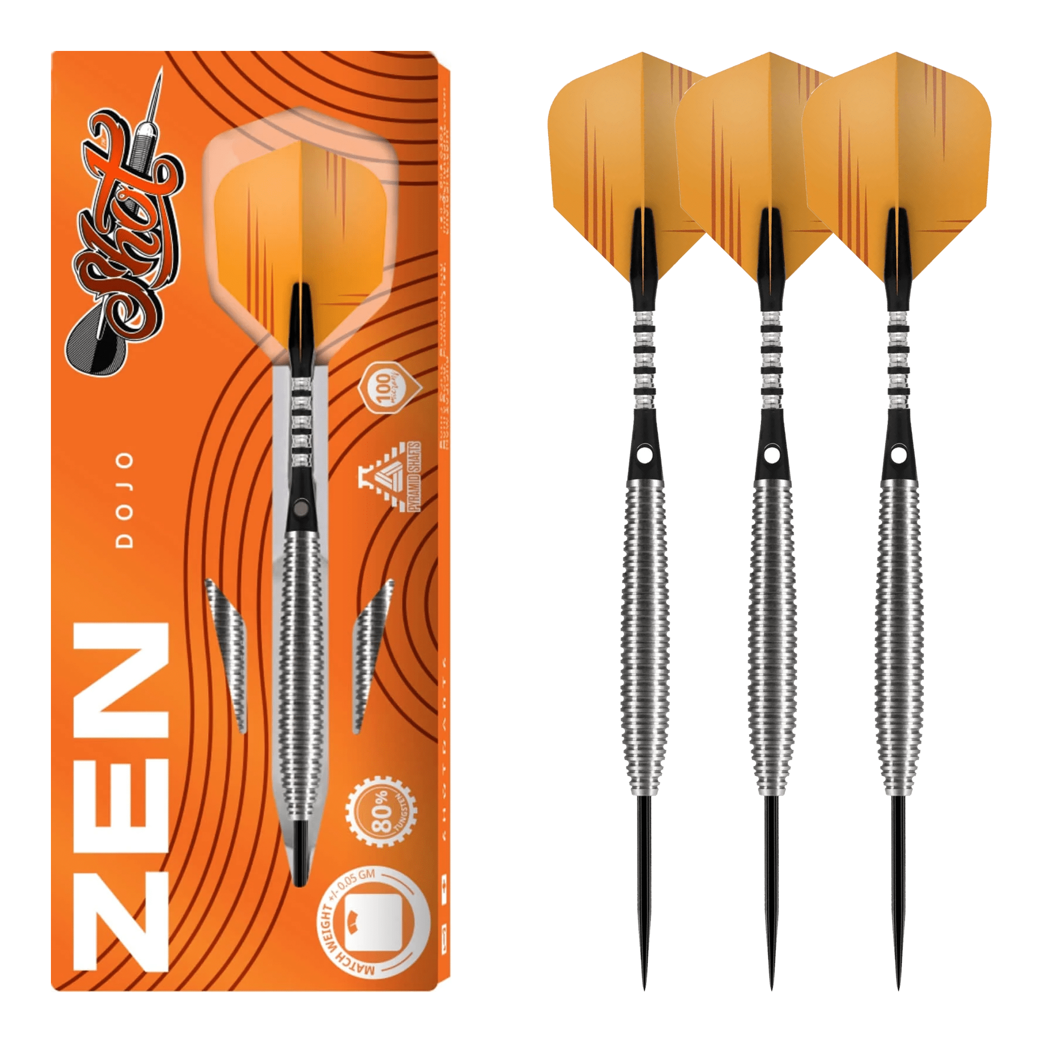 Shot Zen Dojo - 80% Tungsten Steel Tip Darts Darts