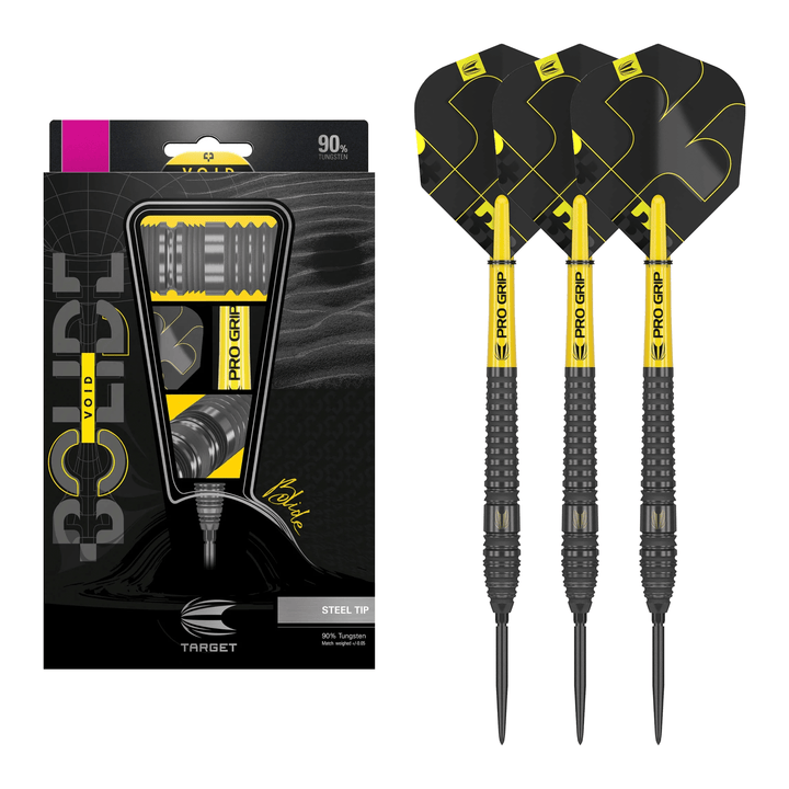Target Bolide Void 03 Swiss Point - 90% Tungsten Steel Tip Darts 22 Grams Darts