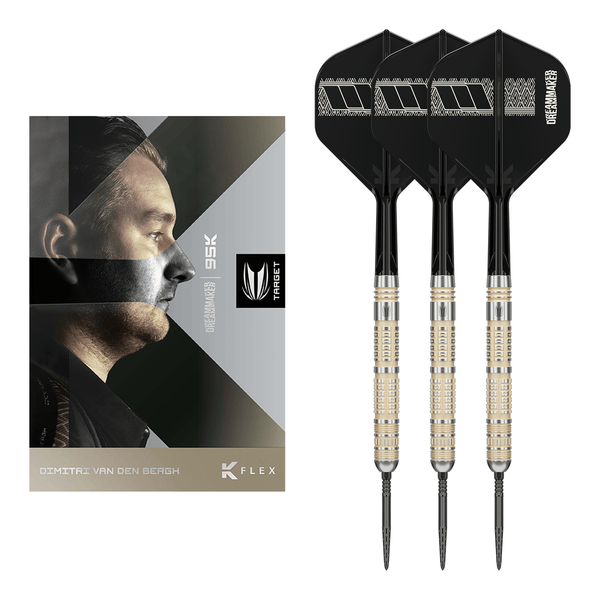 Target Dimitri Van Den Bergh 95K Swiss Point - 95% Tungsten Steel Tip Darts 22 Grams Darts