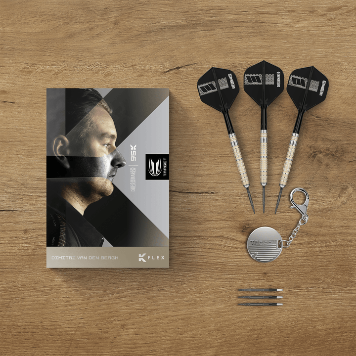 Target Dimitri Van Den Bergh 95K Swiss Point - 95% Tungsten Steel Tip Darts Darts