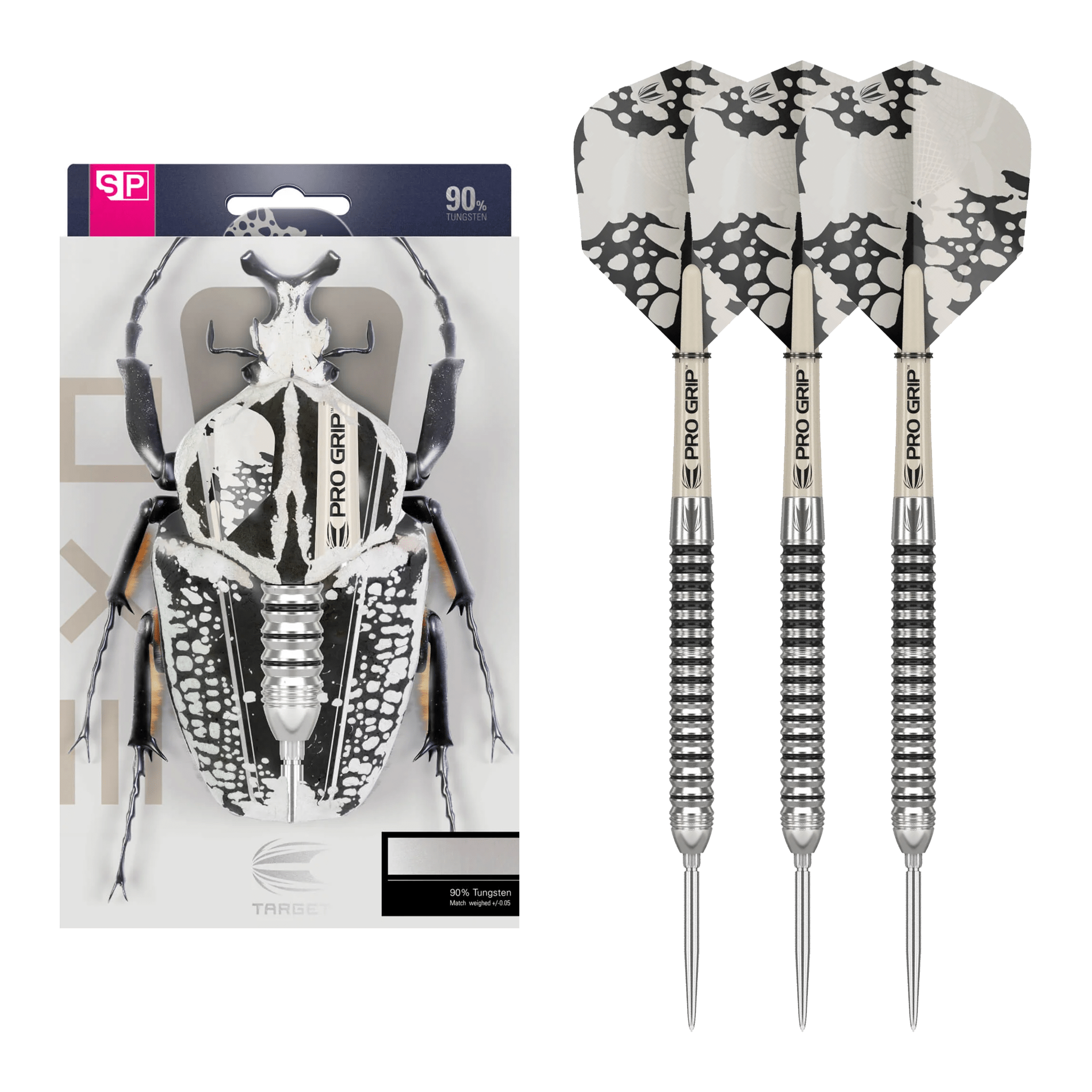 Target Exo 01 Swiss Point - 90% Tungsten Steel Tip Darts 22 Grams Darts