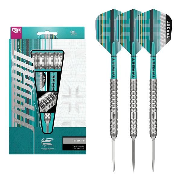 Target Hydro 01 Swiss Point - 90% Tungsten Steel Tip Darts 22 Grams Darts