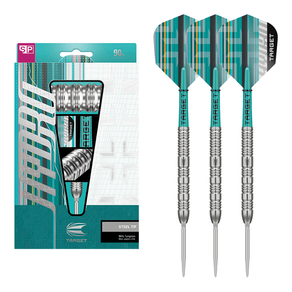 Target Hydro 02 Swiss Point - 90% Tungsten Steel Tip Darts 21 Grams Darts