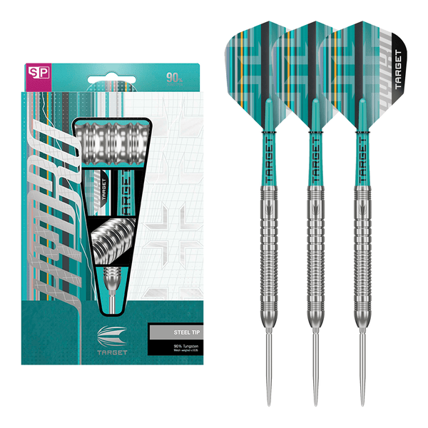 Target Hydro 03 Swiss Point - 90% Tungsten Steel Tip Darts 22 Grams Darts