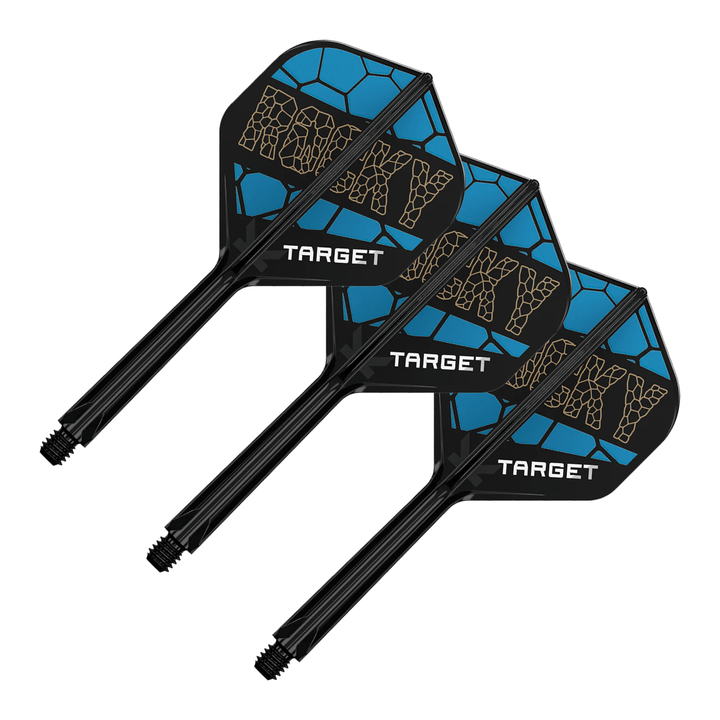 Target Josh Rock K-Flex - All In One Flight & Shaft No. 2 / Medium (33mm) / Black Flights & Shafts