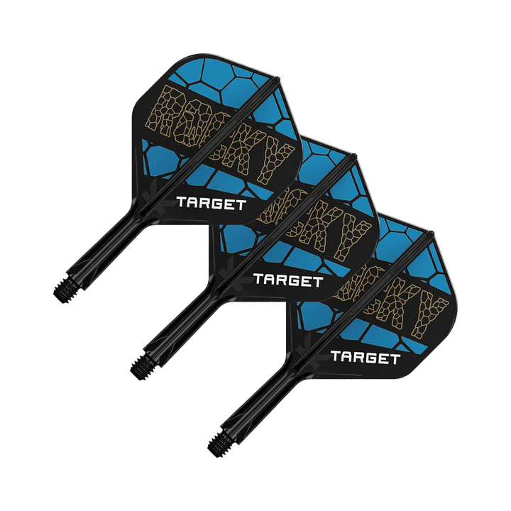 Target Josh Rock K-Flex - All In One Flight & Shaft No. 2 / Short (19mm) / Black Flights & Shafts