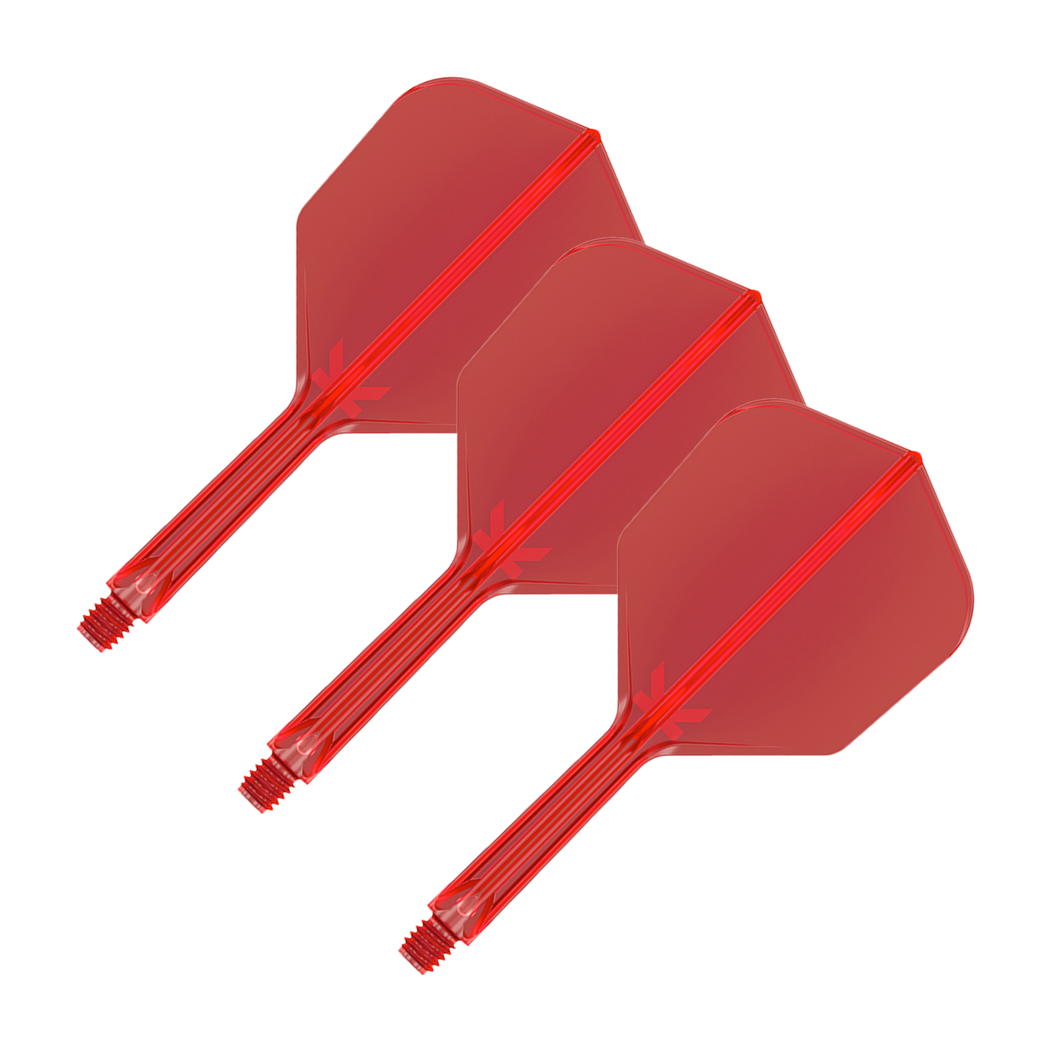 Target K-Flex - All In One Moulded Dart Shafts Standard / Intermediate (26mm) / Red Shafts