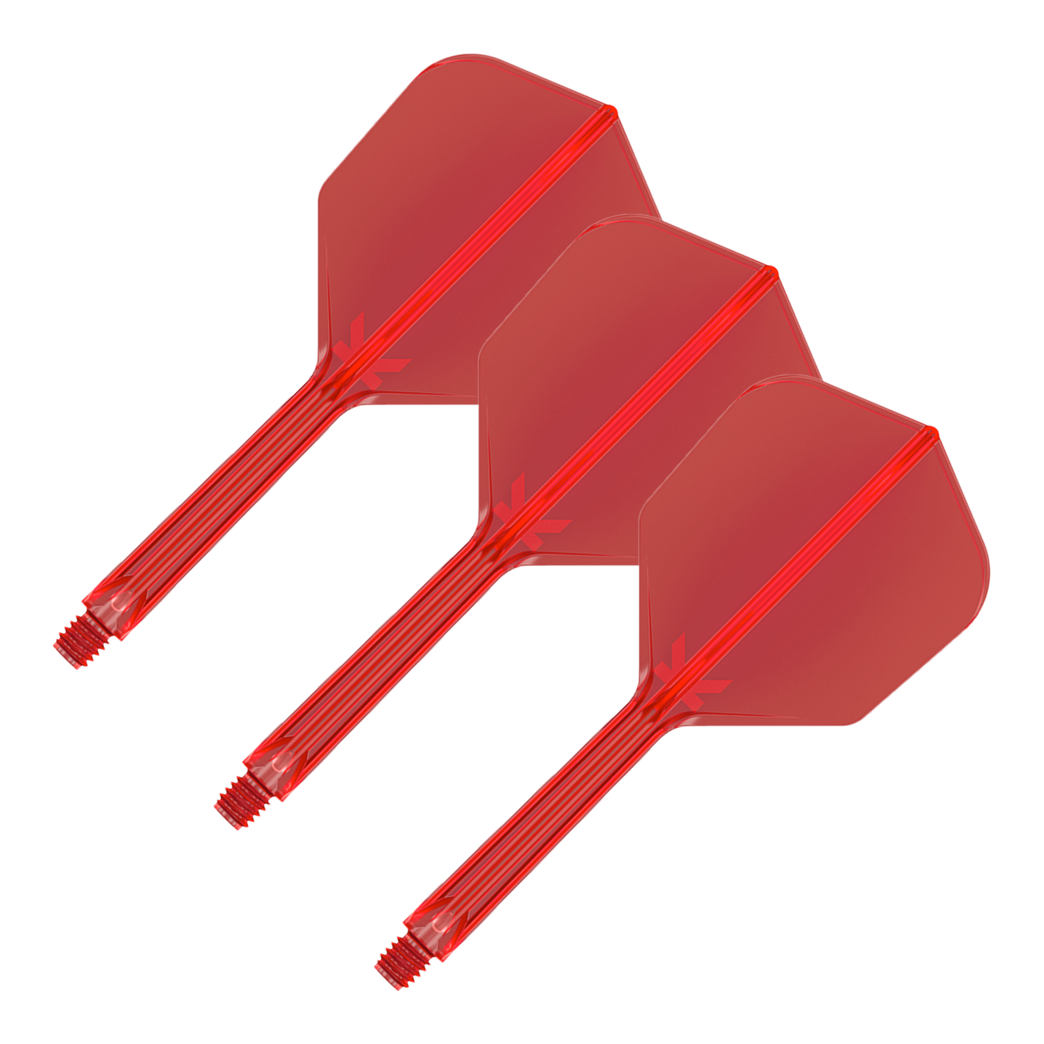 Target K-Flex - All In One Moulded Dart Shafts Standard / Medium (33mm) / Red Shafts