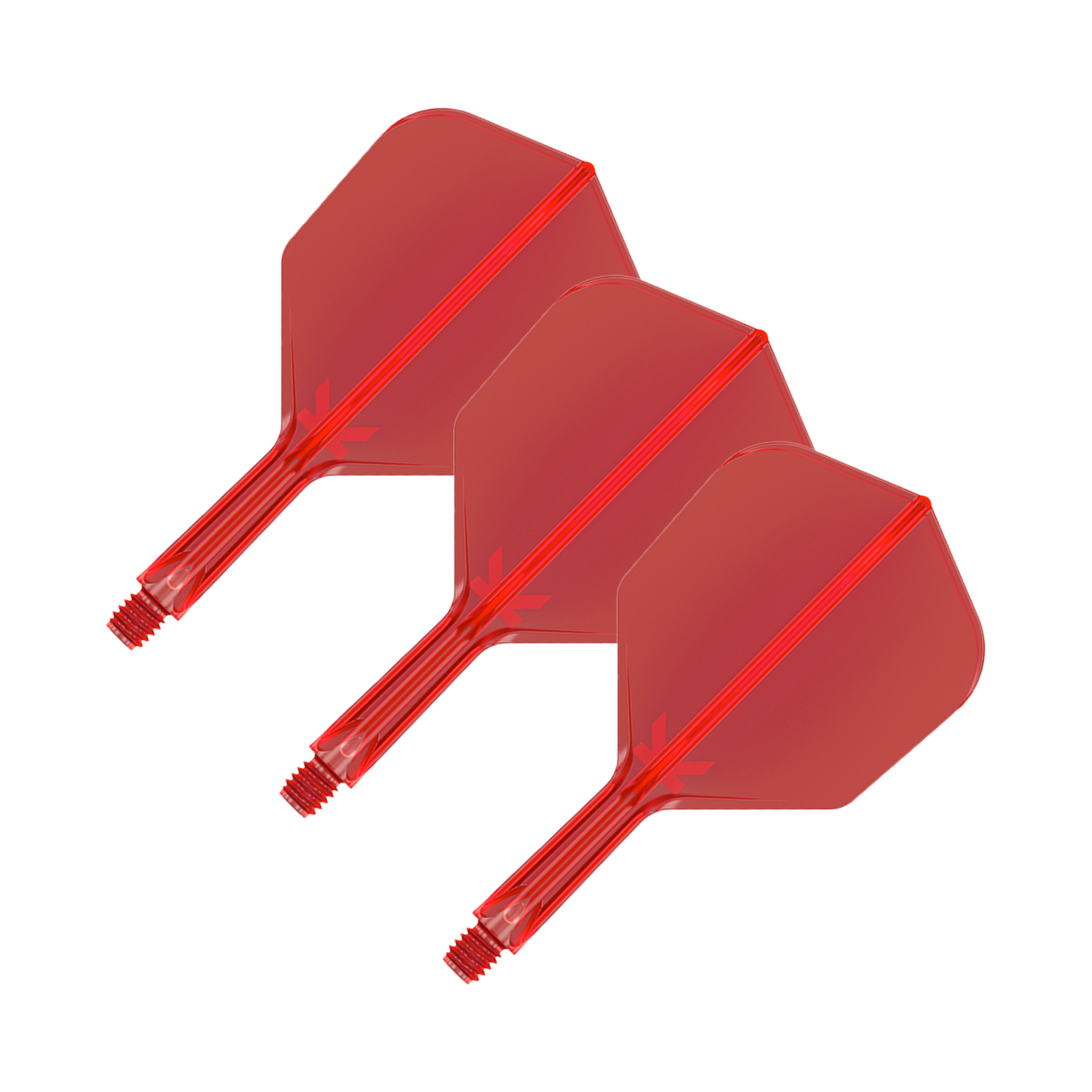 Target K-Flex - All In One Moulded Dart Shafts Standard / Short (19mm) / Red Shafts