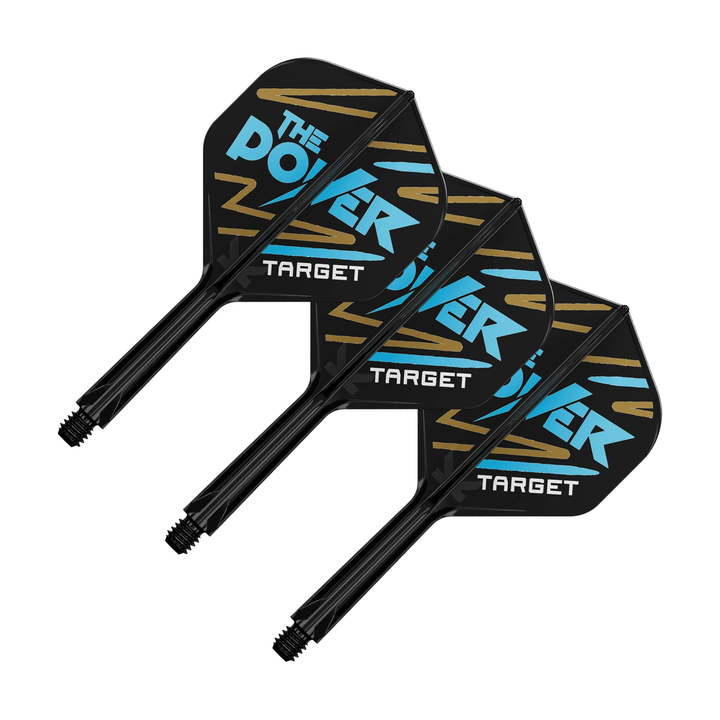 Target Phil Taylor K-Flex - All In One Flight & Shaft No. 2 / Intermediate (26mm) / Black Flights & Shafts