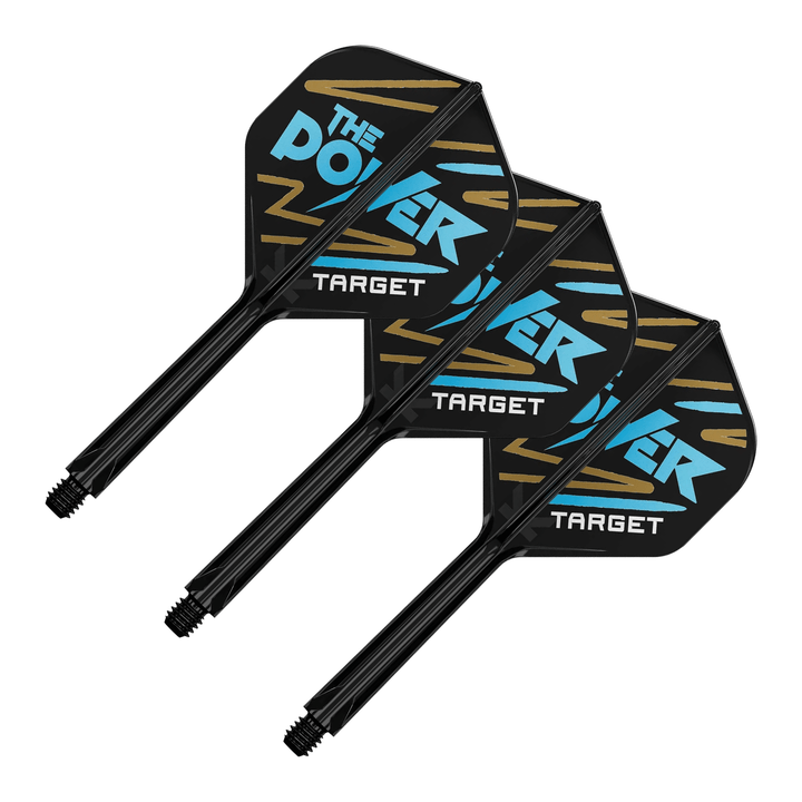 Target Phil Taylor K-Flex - All In One Flight & Shaft No. 2 / Medium (33mm) / Black Flights & Shafts