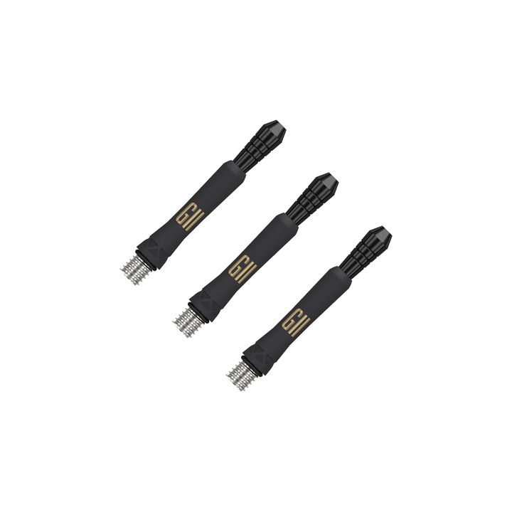 Target Phil Taylor Power Gen 11 - Titanium Dart Shafts Short (34.8mm) / Black Flights & Shafts