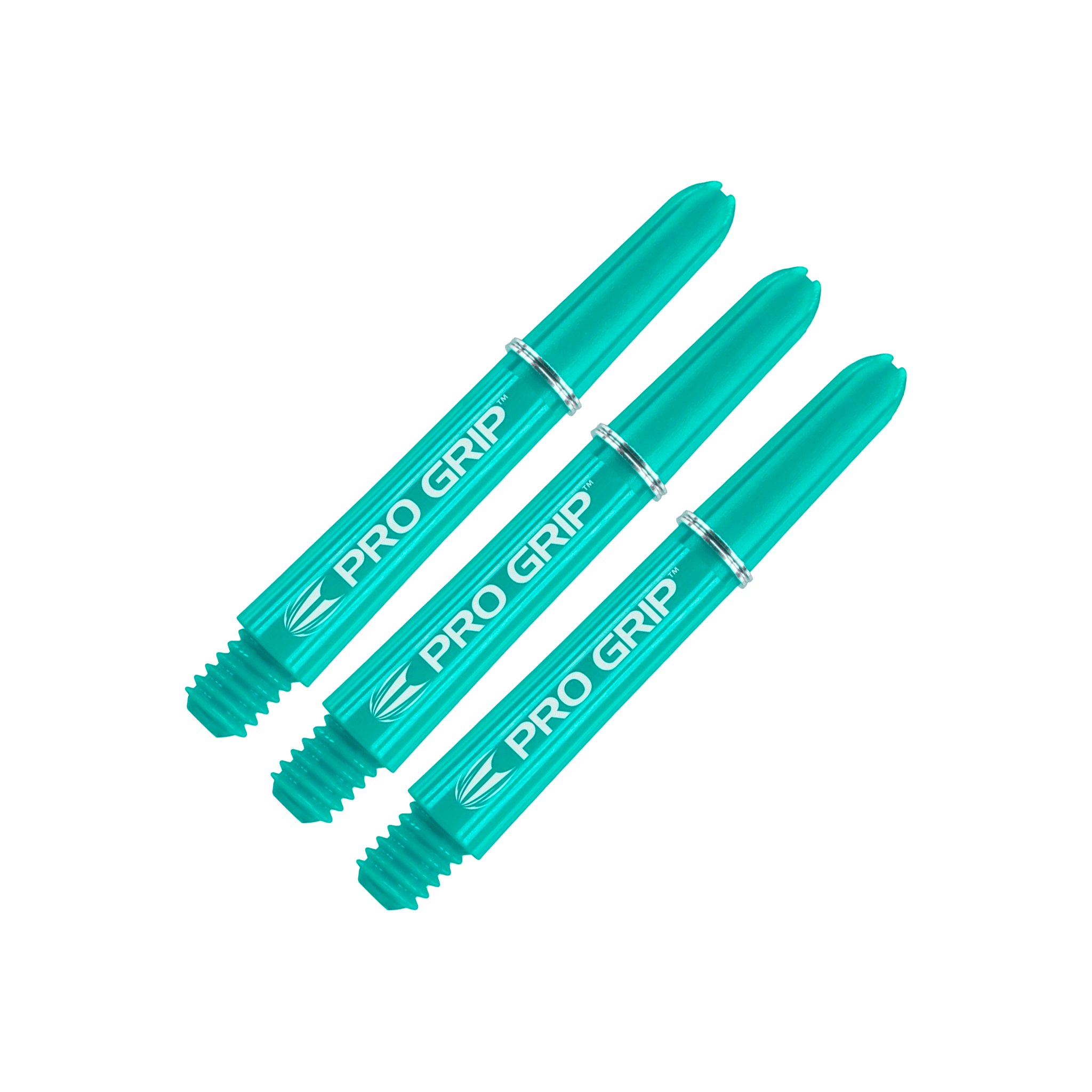 Target Pro Grip Multi Pack - Nylon Dart Shafts (3 Sets) Aqua / Short (34mm) Shafts
