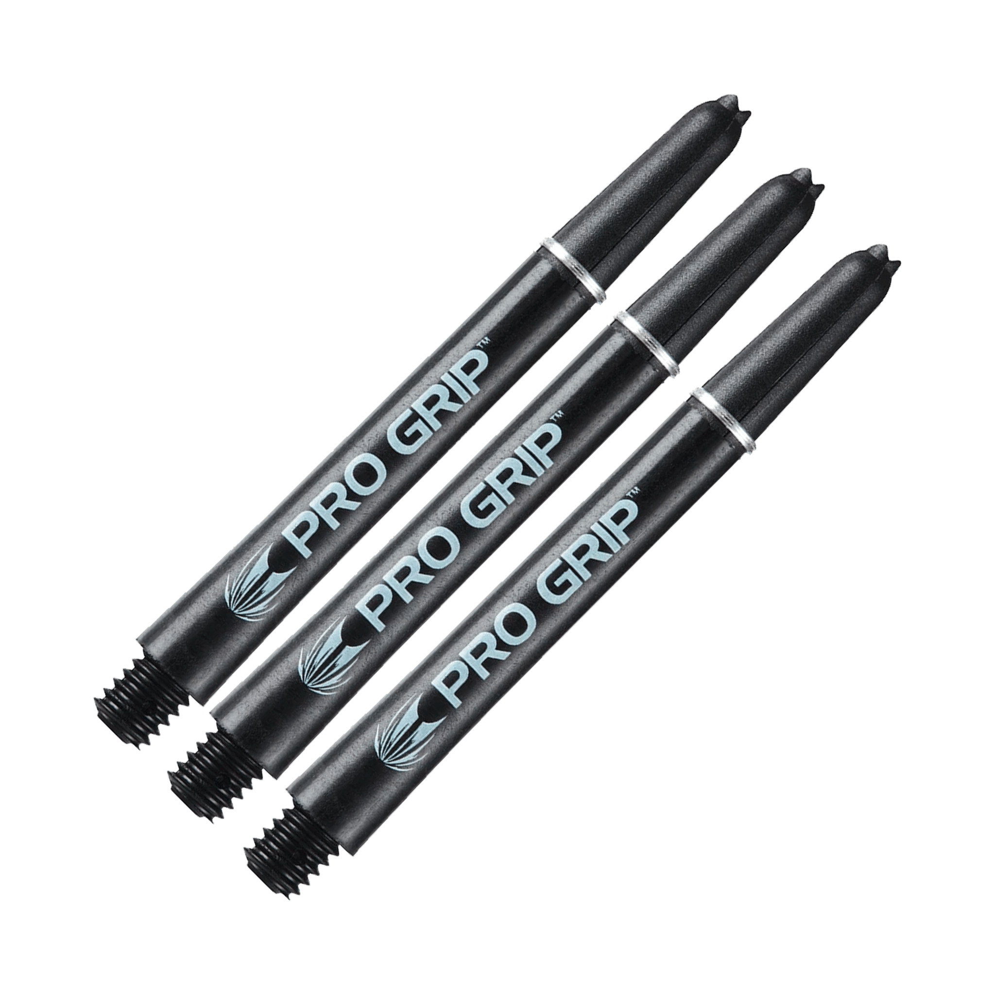 Target Pro Grip Multi Pack - Nylon Dart Shafts (3 Sets) Black / Medium (48mm) Shafts