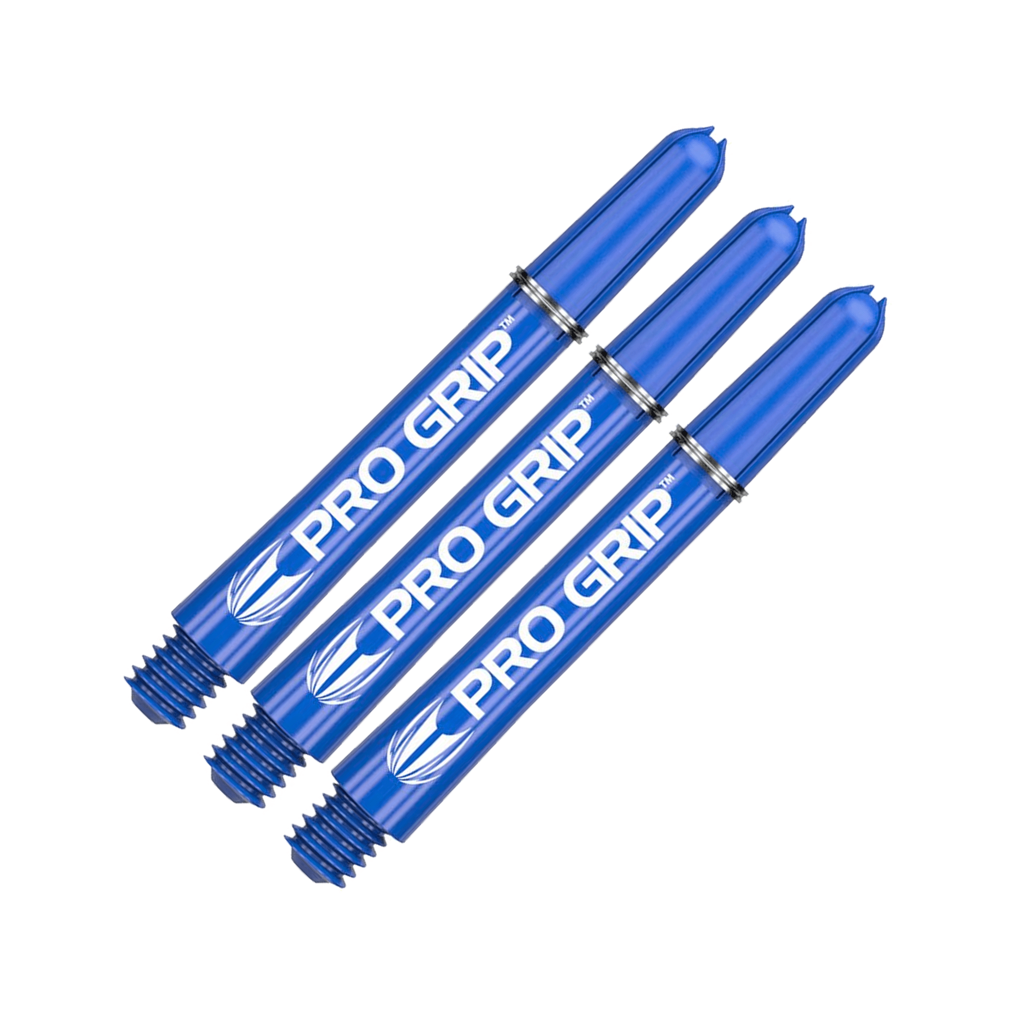 Target Pro Grip Multi Pack - Nylon Dart Shafts (3 Sets) Blue / Intermediate (41mm) Shafts