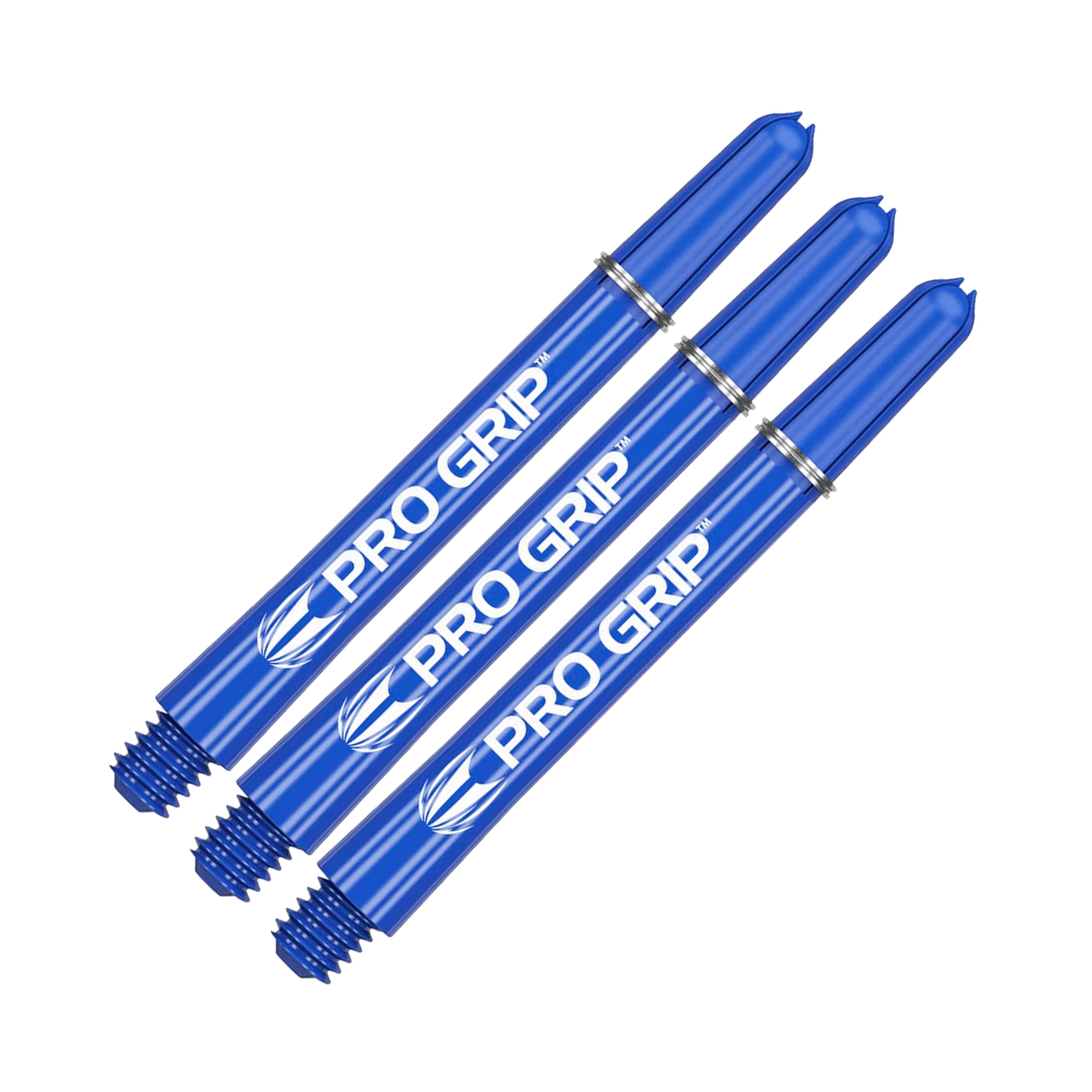 Target Pro Grip Multi Pack - Nylon Dart Shafts (3 Sets) Blue / Medium (48mm) Shafts