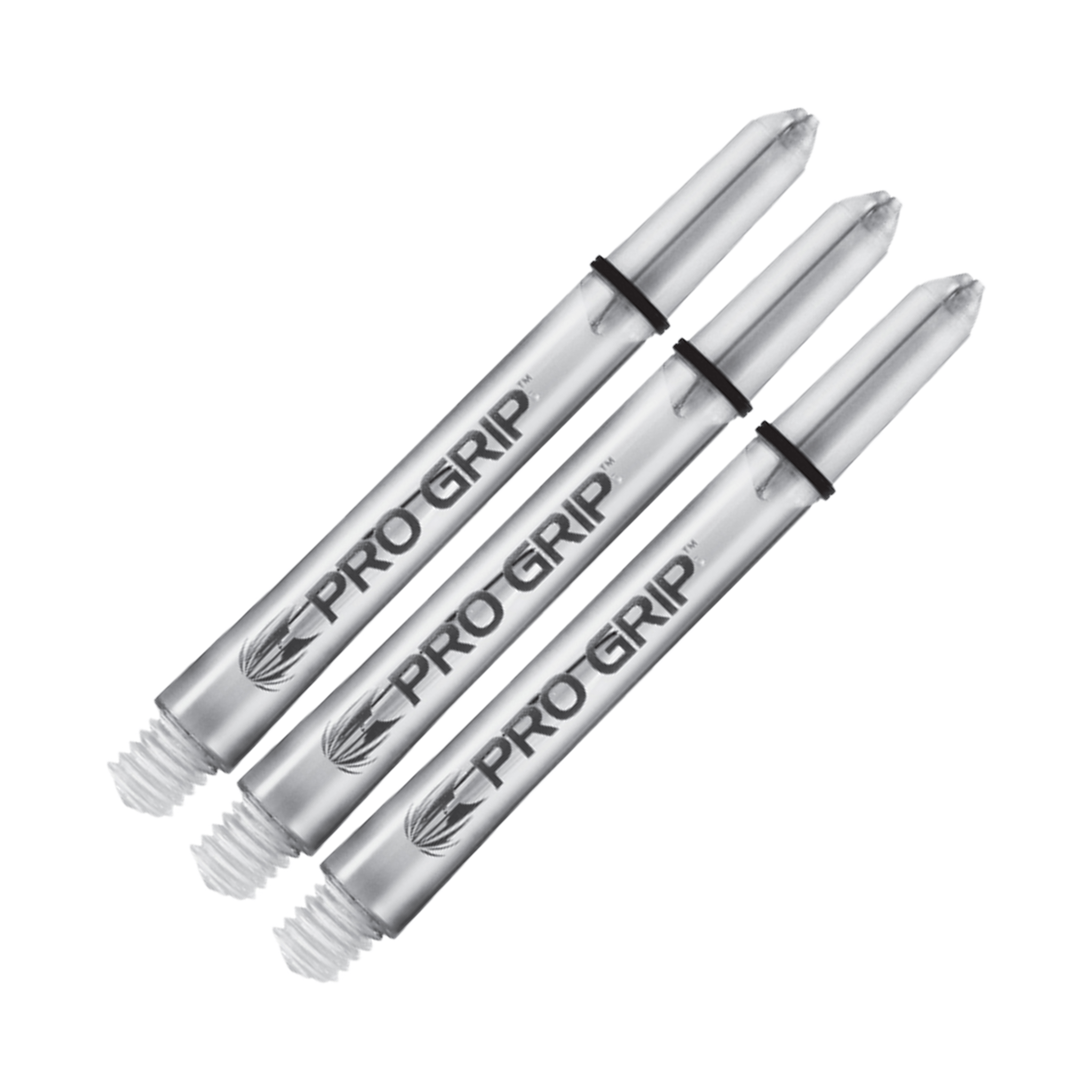 Target Pro Grip Multi Pack - Nylon Dart Shafts (3 Sets) Clear / Medium (48mm) Shafts