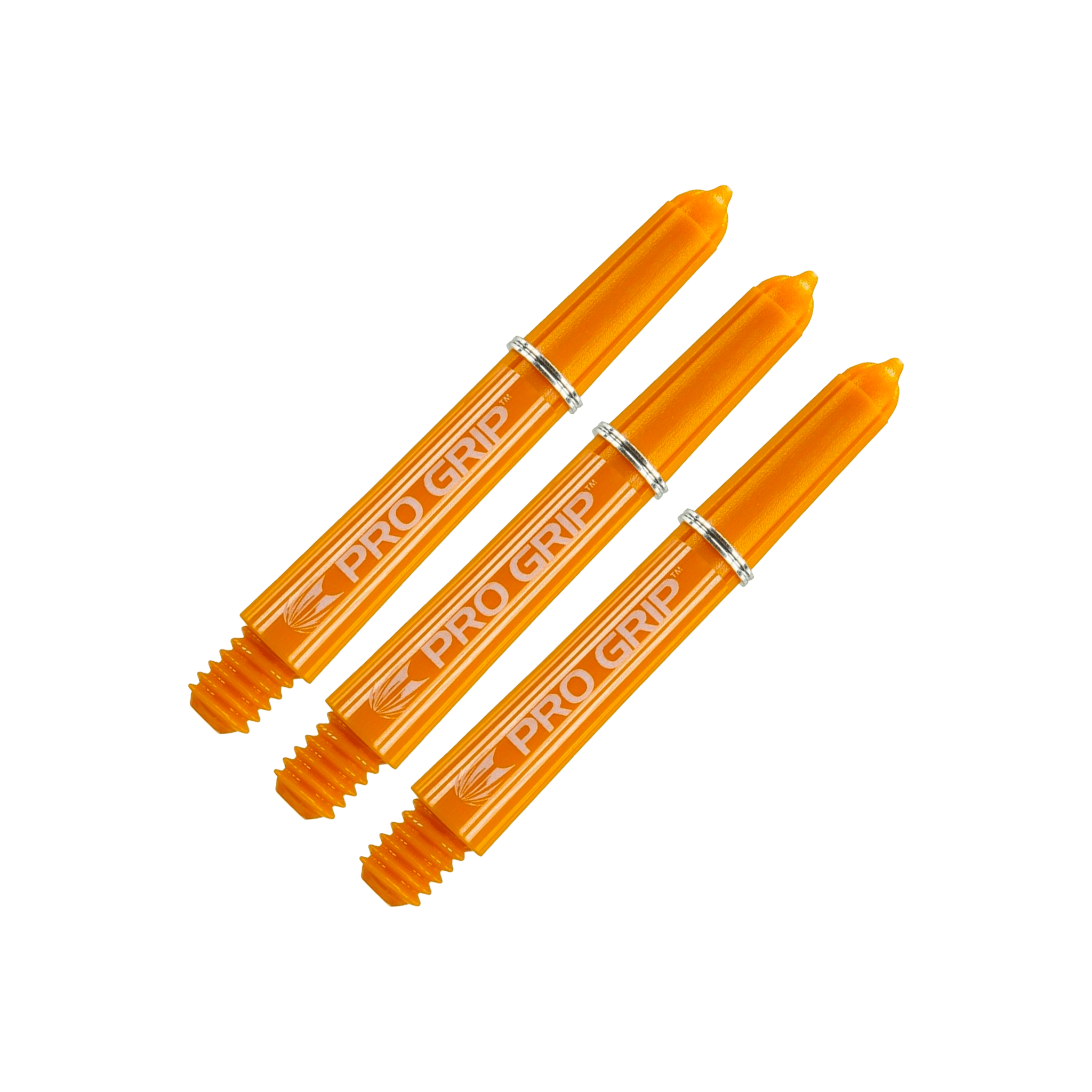 Target Pro Grip Multi Pack - Nylon Dart Shafts (3 Sets) Orange / Short (34mm) Shafts