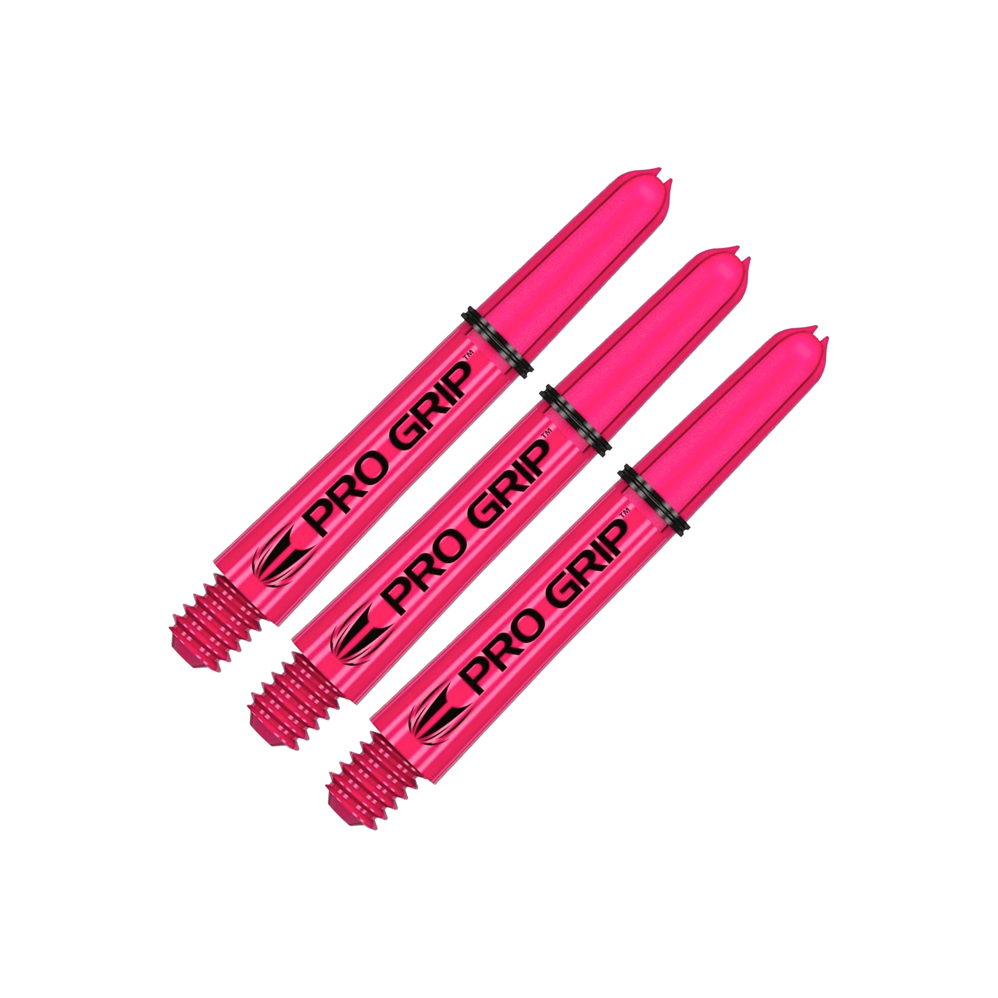 Target Pro Grip Multi Pack - Nylon Dart Shafts (3 Sets) Pink / Short (34mm) Shafts
