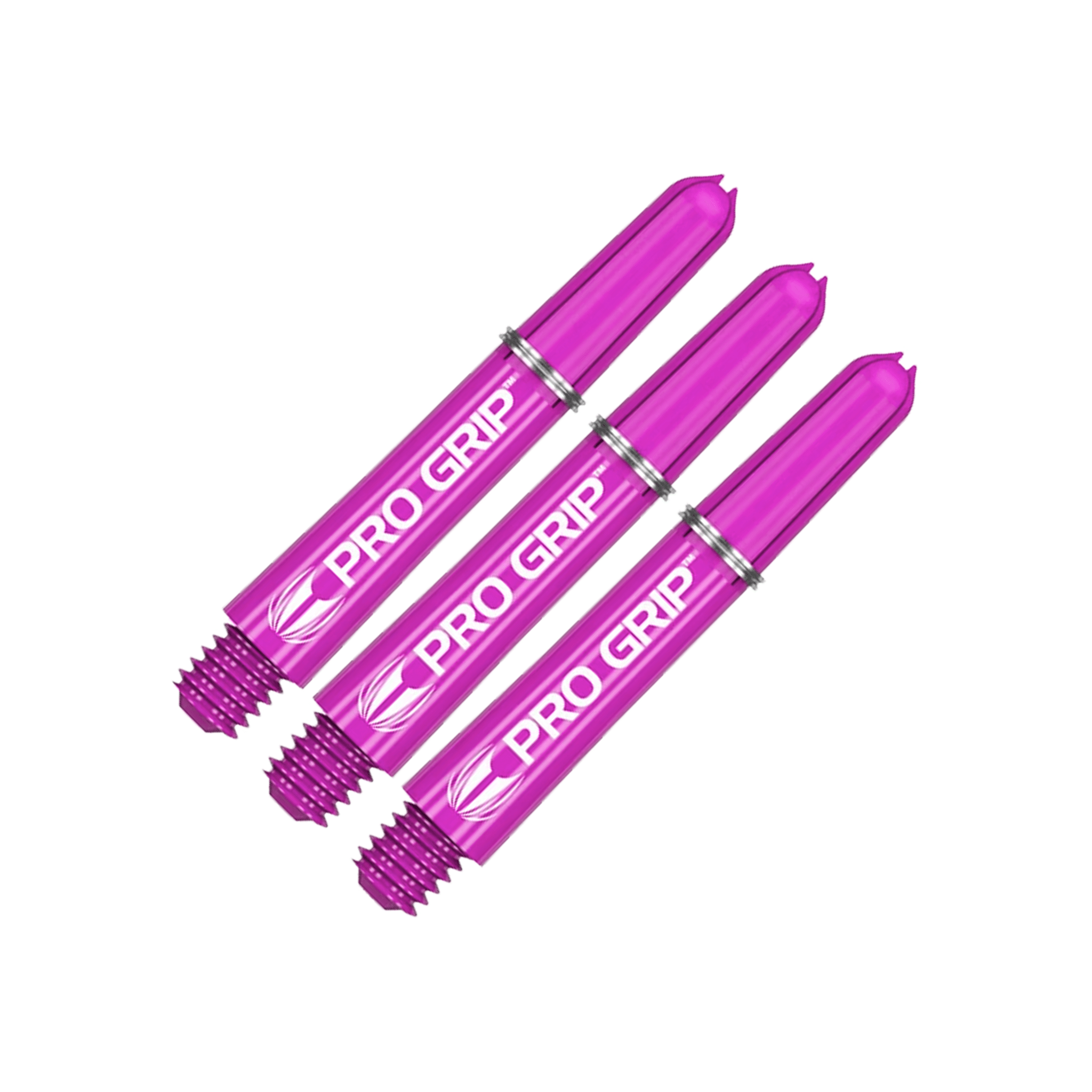 Target Pro Grip Multi Pack - Nylon Dart Shafts (3 Sets) Purple / Short (34mm) Shafts