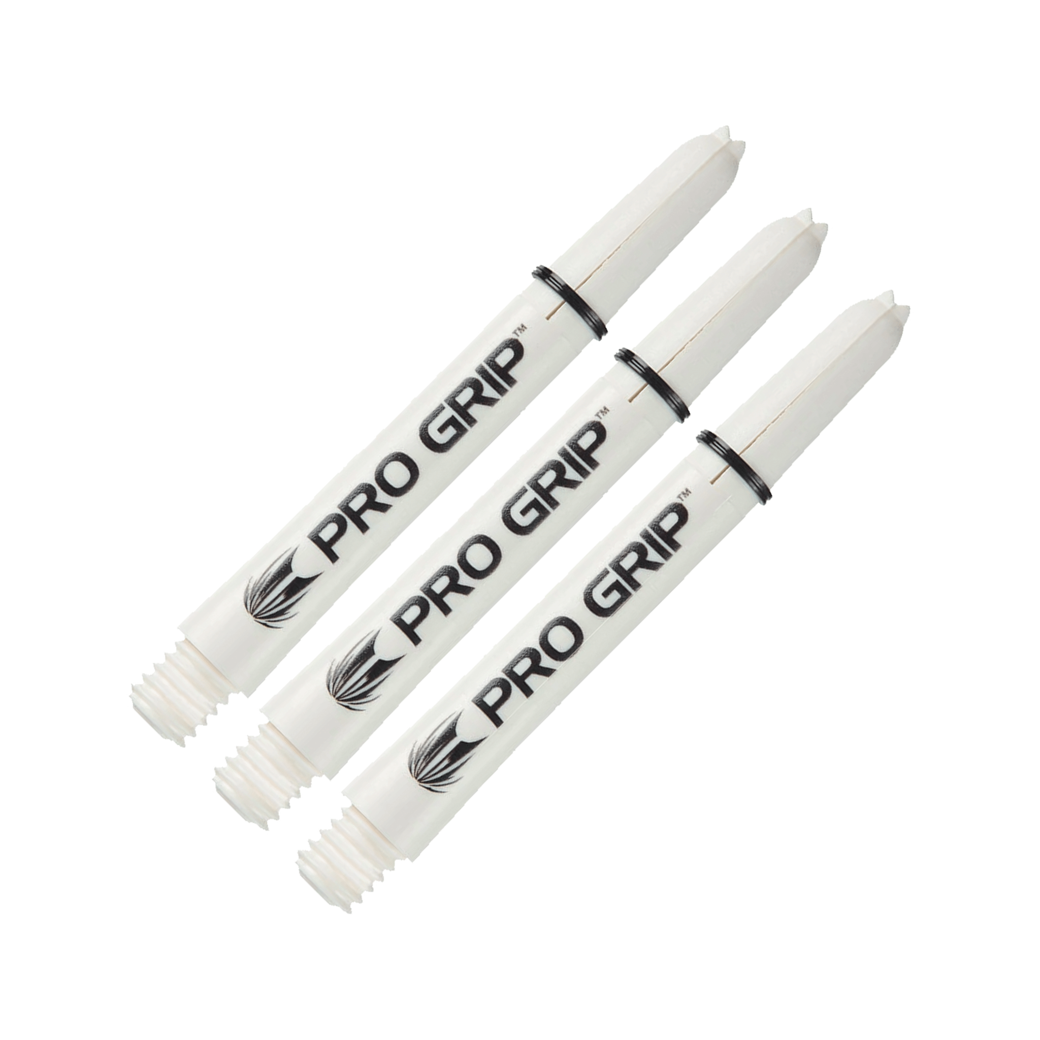 Target Pro Grip Multi Pack - Nylon Dart Shafts (3 Sets) White / Intermediate (41mm) Shafts