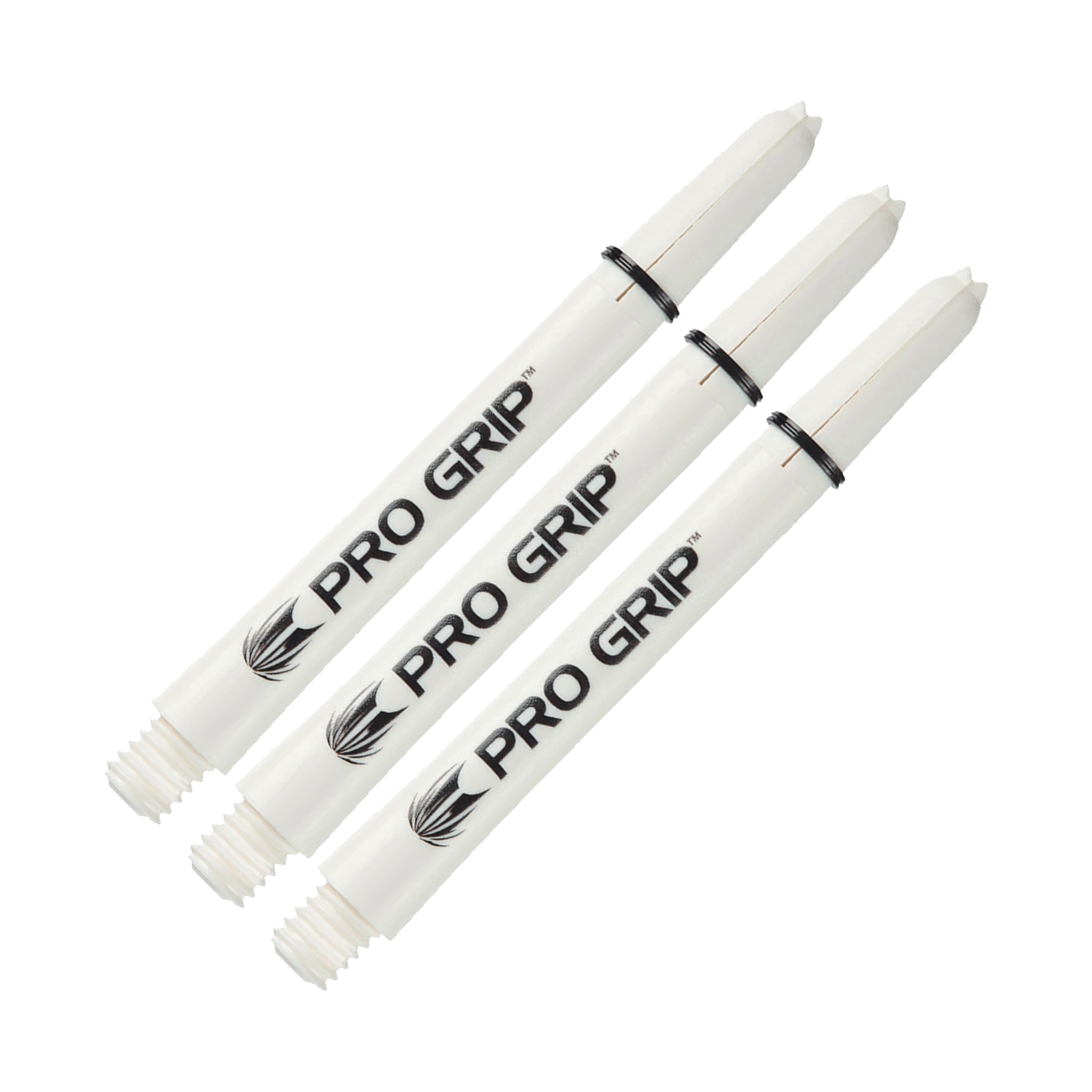 Target Pro Grip Multi Pack - Nylon Dart Shafts (3 Sets) White / Medium (48mm) Shafts
