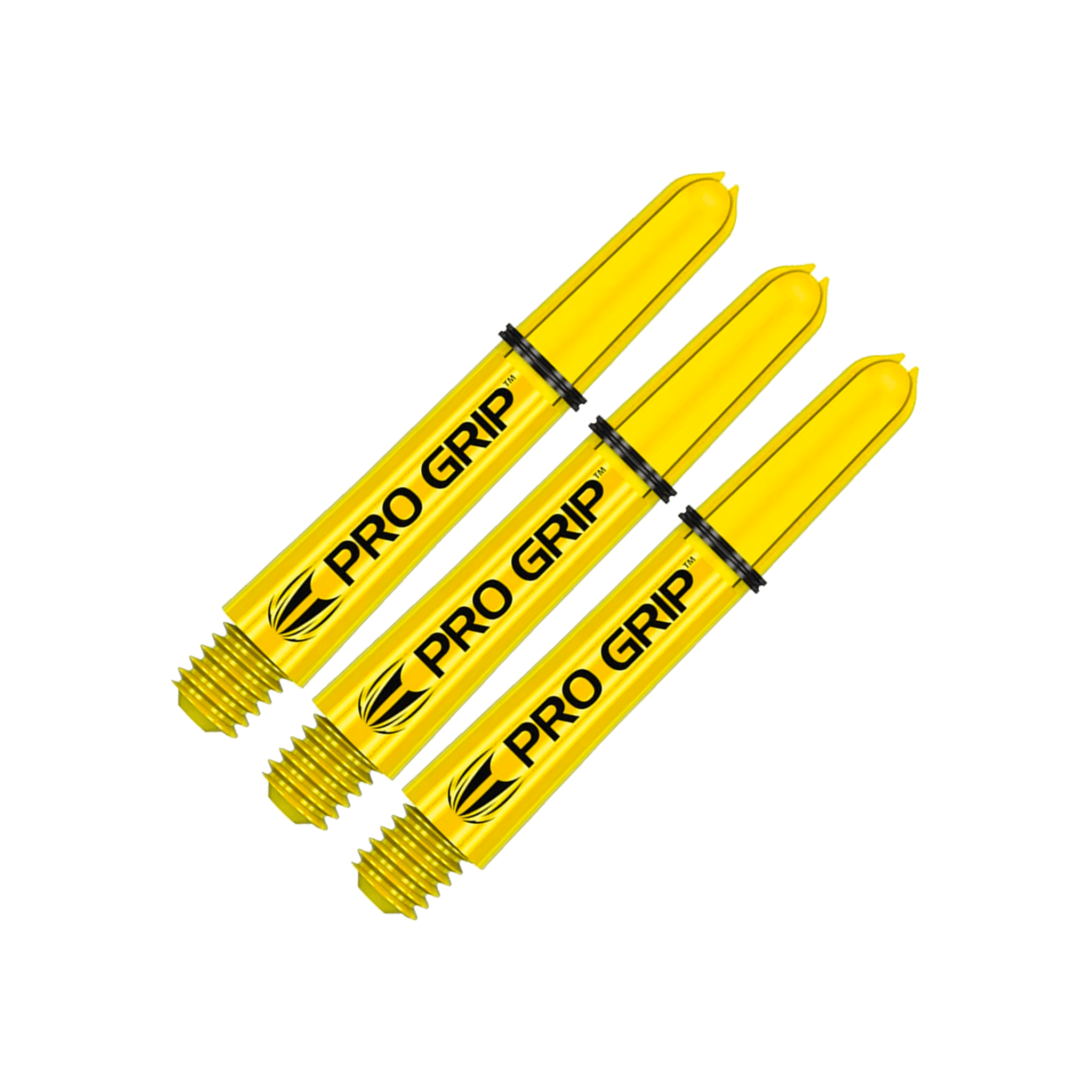 Target Pro Grip Multi Pack - Nylon Dart Shafts (3 Sets) Yellow / Short (34mm) Shafts