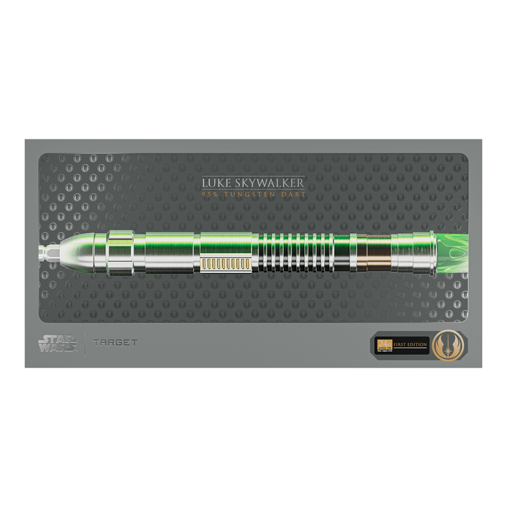 Target Star Wars Luke Skywalker Lightsaber First Edition Swiss Point - 95% Tungsten Steel Tip Darts 24 Grams Darts