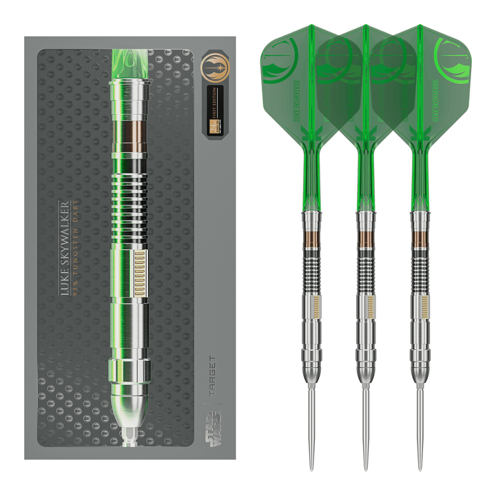 Target Star Wars Luke Skywalker Lightsaber First Edition Swiss Point - 95% Tungsten Steel Tip Darts 24 Grams Darts