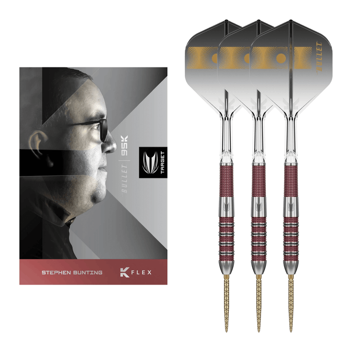 Target Stephen Bunting 95K Swiss Point - 95% Tungsten Steel Tip Darts 18 Grams Darts