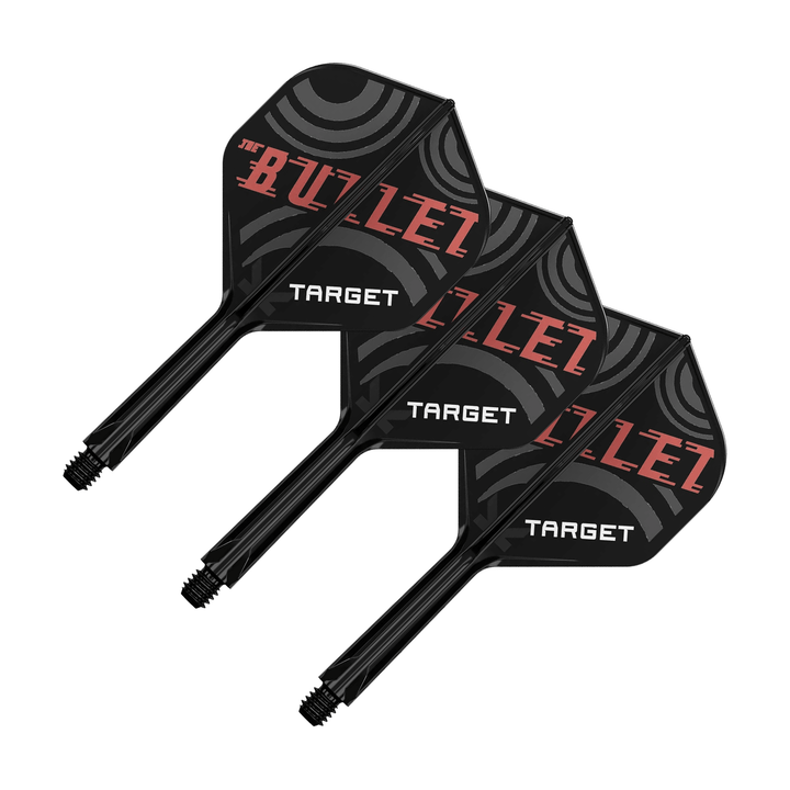 Target Stephen Bunting K-Flex - All In One Flight & Shaft No. 2 / Intermediate (26mm) / Black Flights & Shafts