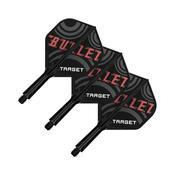 Target Stephen Bunting K-Flex - All In One Flight & Shaft No. 2 / Short (19mm) / Black Flights & Shafts