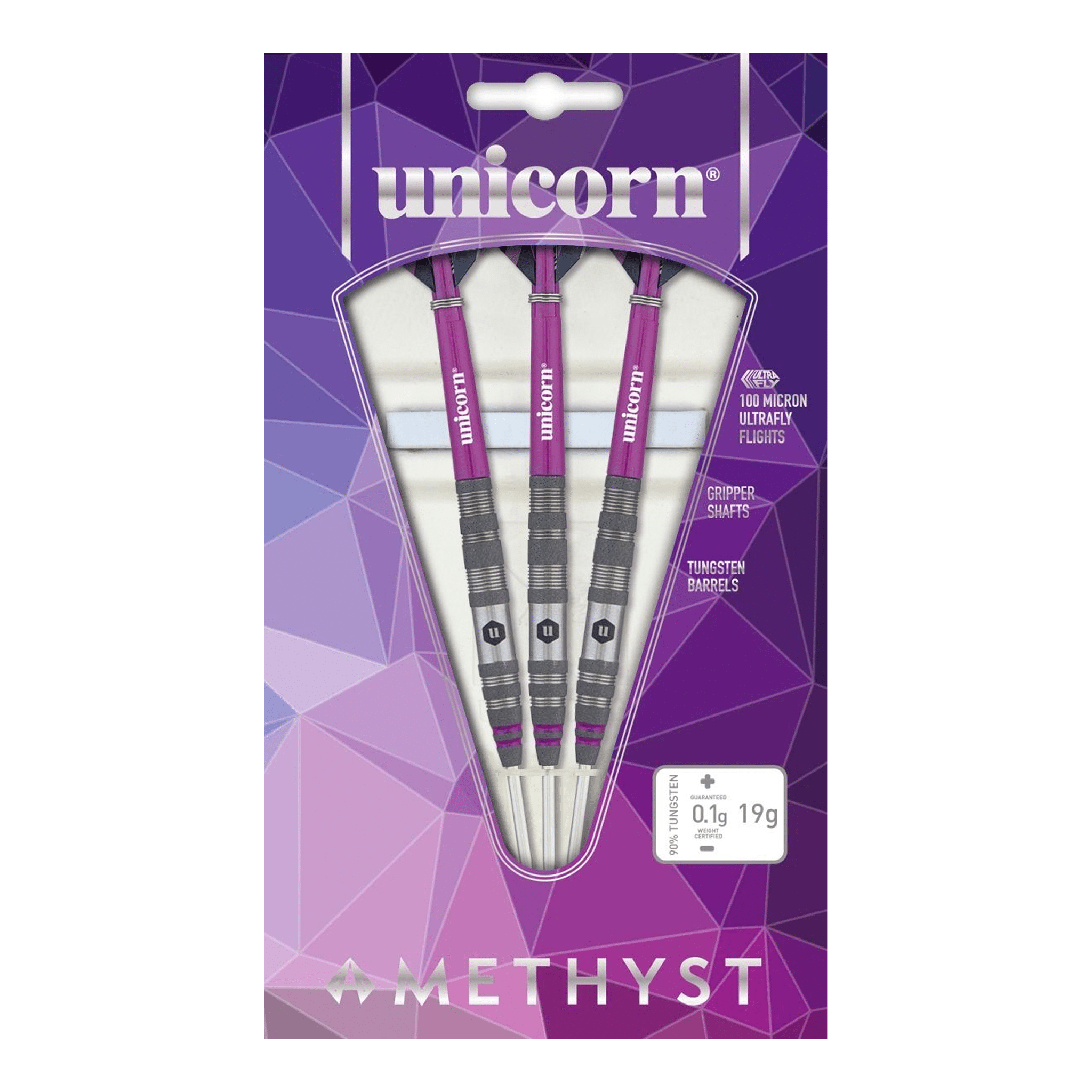 Unicorn Amethyst 2 - 90% Tungsten Steel Tip Darts Darts