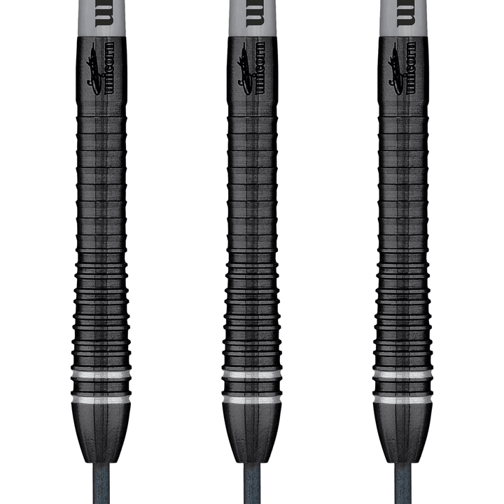 Unicorn Gary Anderson Noir Phase 6 - 90% Tungsten Steel Tip Darts Darts