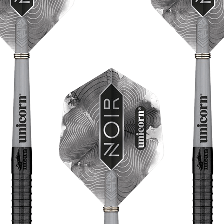 Unicorn Gary Anderson Noir Phase 6 - 90% Tungsten Steel Tip Darts Darts